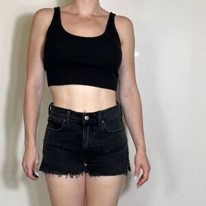 Abercrombie & Fitch Black Jean Shorts